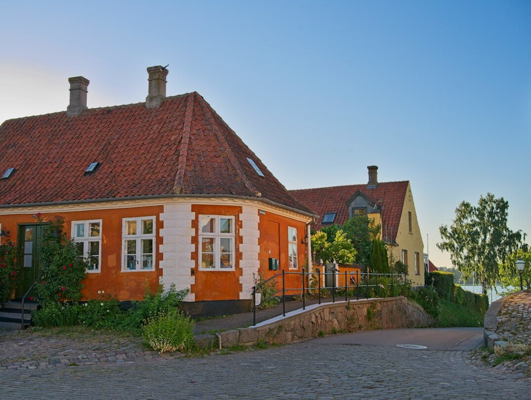 danish village street view