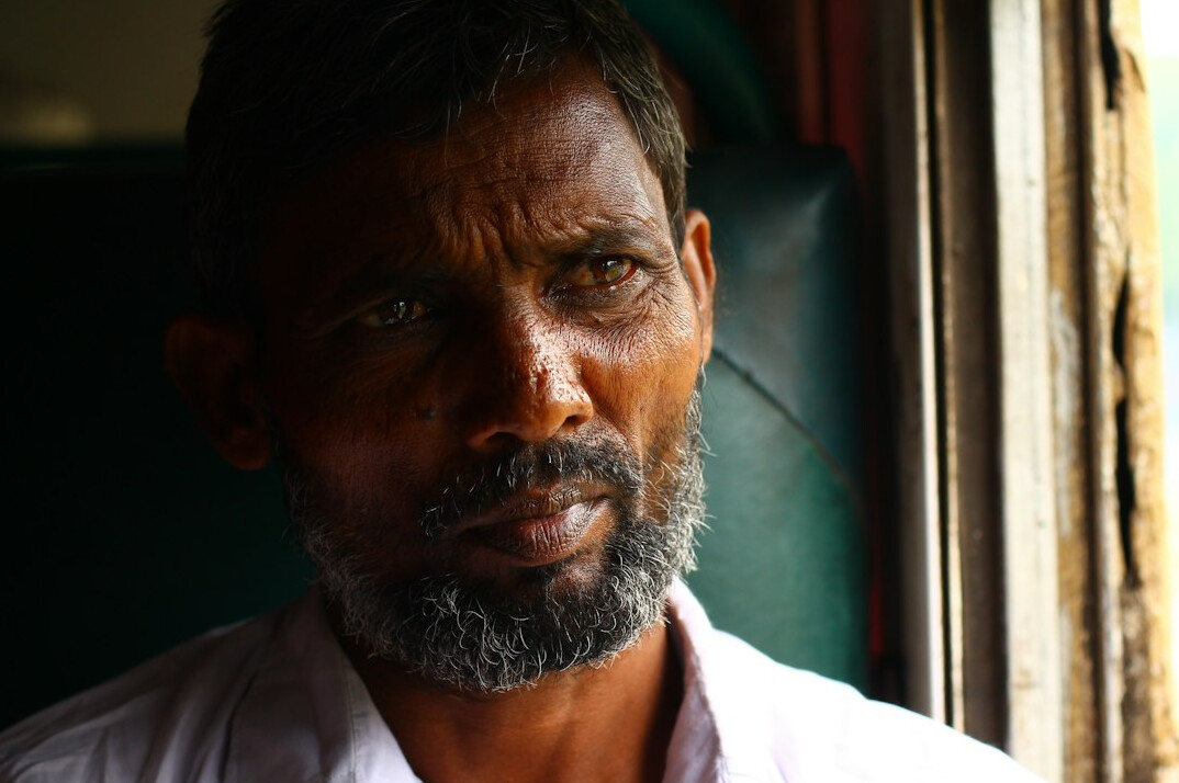 Portrait of a middle aged man with a beard