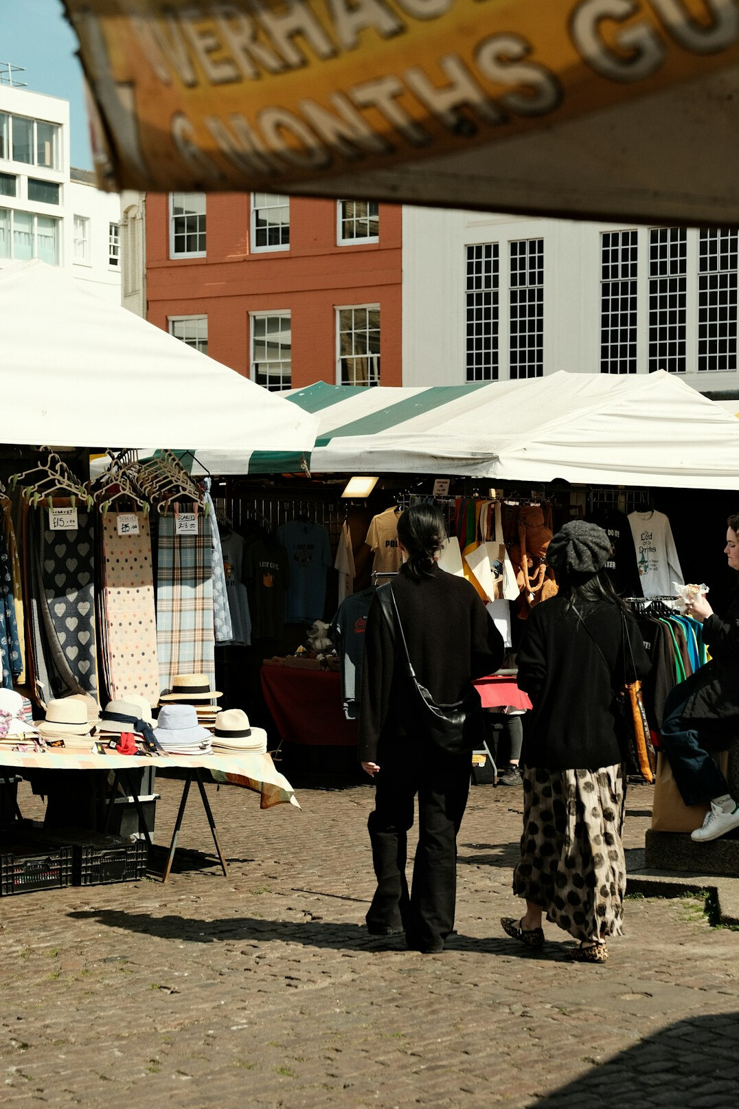 diverse people in market